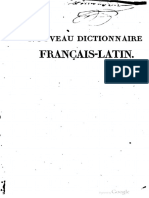 Dictionnaire Français - Latin