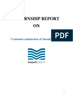 Internship Report ON: "Customer Satisfaction of Masafi Biscuits''