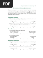 Dimensions of Culture Questionnaire