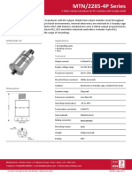 MTN/2285-4P Series 4-20mA Velocity Transducer