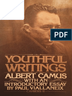 Camus, Albert - Youthful Writings (Vintage, 1977) PDF
