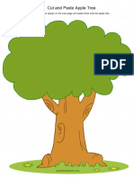 Cut and Paste Apple Tree PDF
