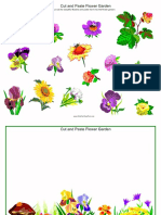 Cut and Paste Flower Garden