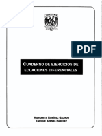 Cuaderno de Ejercicios de Ecuaciones Diferenciales