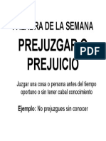 Palabra de La Semana