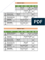 Horario Unfv