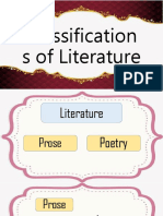 Classifications of Literature