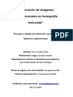 "Generacioìn de Imaìgenes Tridimensionales en Tomografiìa PDF
