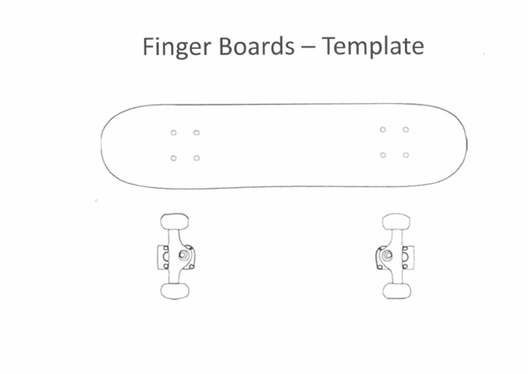 Fingerboard Design Template PDF