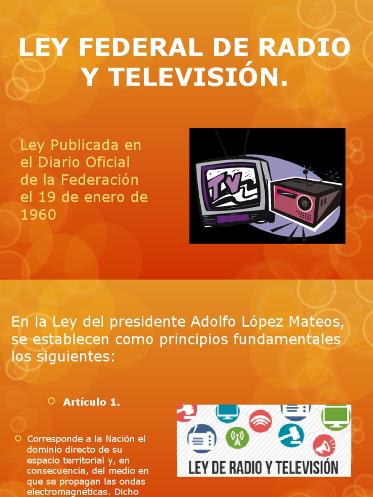 Ley Federal de Radio y Televisión
