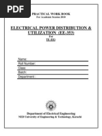 Ee-353 Electrical Power Distribution & Utilization