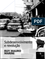 MARINI, Ruy Mauro. Subdesenvolvimento e Revolução