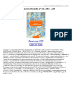 Invitacion A La Matematica Discreta (2 Ed) PDF