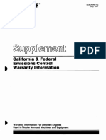 Supplement California and Federal Emissions Control Sebu6981-02 PDF