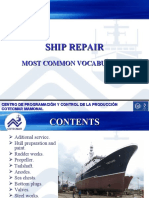 Ship Repair Most Common Vocabulary