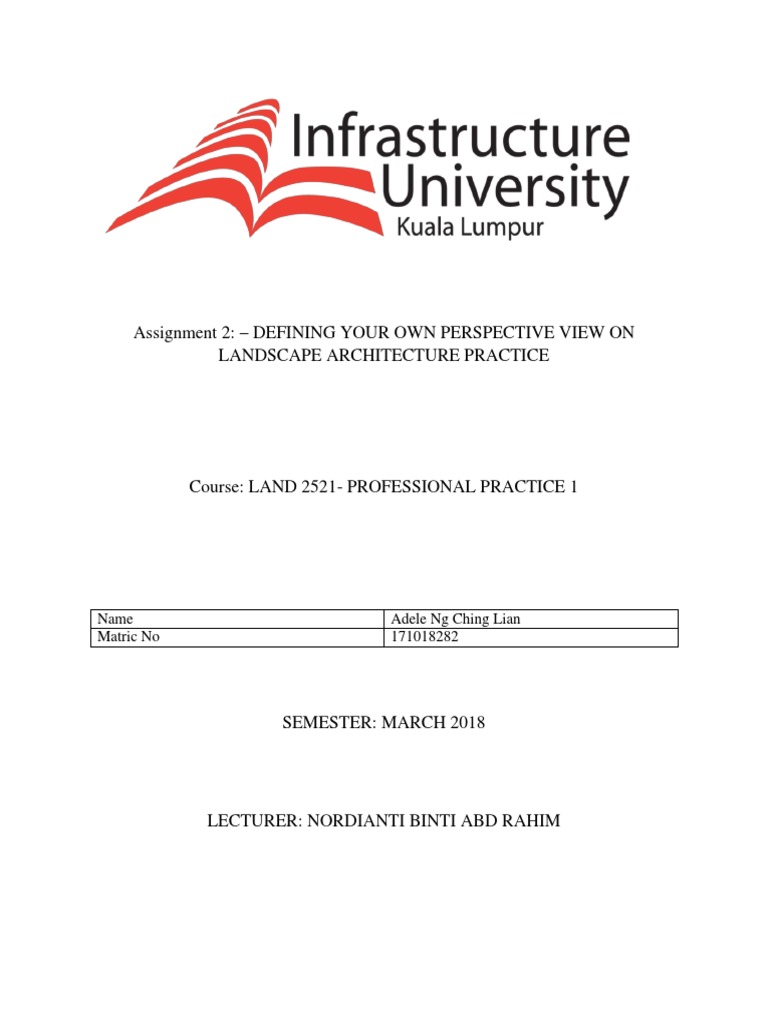 Definition of Landscape Architect in Terms of Thesis PDF Landscape