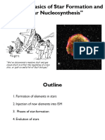 Lecture7 Basics of SF Stellar Nucleosynthesis