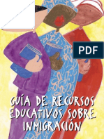 Guía de Recursos Educativos Sobre Inmigración