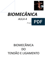 AULA 4 - BIOMECÂNICA. Tendão e Ligamento PDF