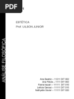 Análise Filosofia