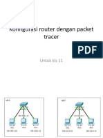 Konfigurasi Router Dengan Packet Tracer: Untuk Kls 11