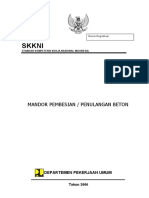 SKKNI-2006-Mandor Pembesian Atau Penulangan Beton