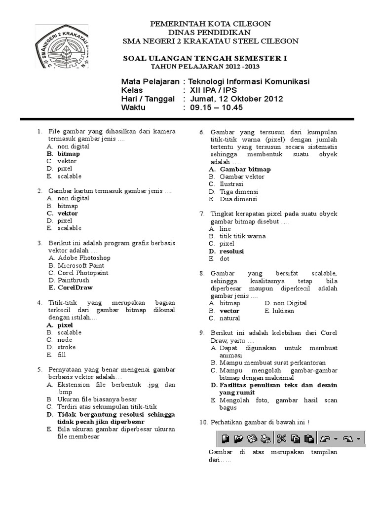 Bahas Soal Tik Xii Ips 1