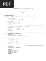 CS1010E: Programming Methodology: Tutorial 05: Function TBA