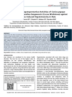 Antioxidant and Hepatoprotective Activities of Carica papaya (Papaw Leaf) and Loranthus bengwensis (Cocoa Mistletoes) against Diclofenac Induced Hepatotoxicity in Rats