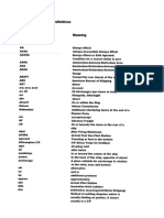 Chartering Definitions PDF