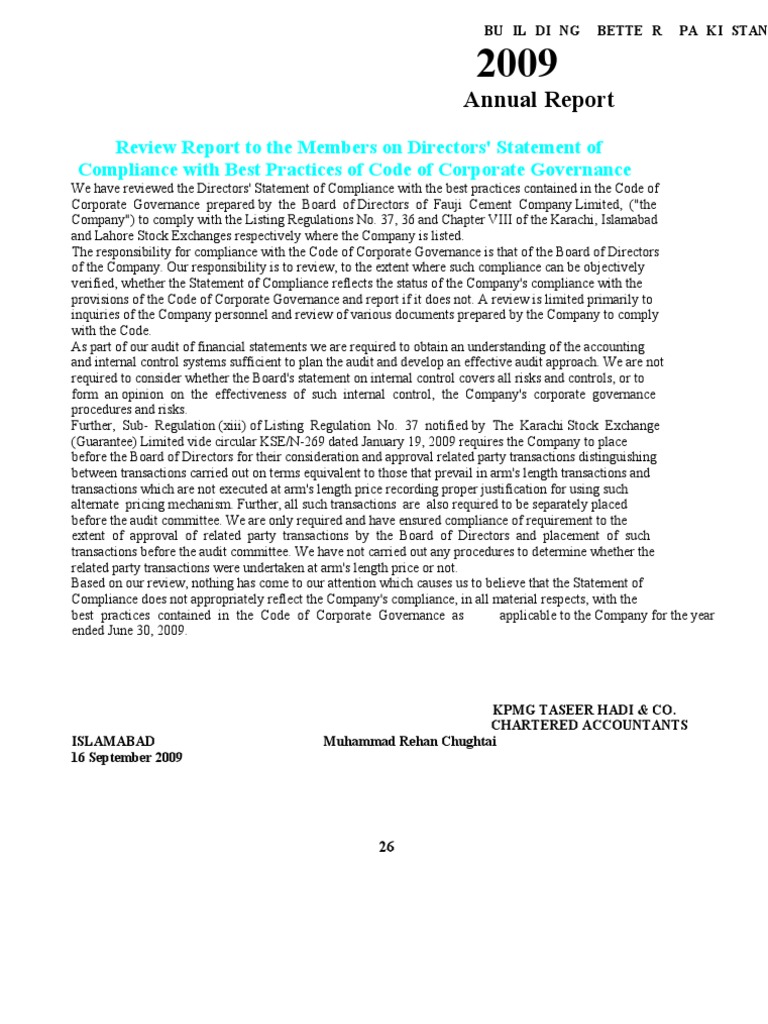 Annual Report 2008 09 Pdf Internal Control Audit