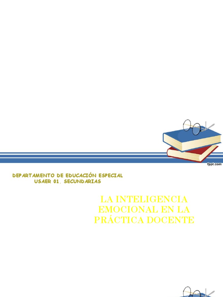 Inteligencia Emocional en Docentes | PDF | Autorregulación emocional ...