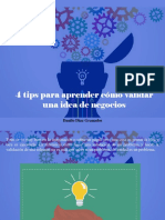 Danilo Diaz Granados - 4 Tips para Aprender Cómo Validar Una Idea de Negocios