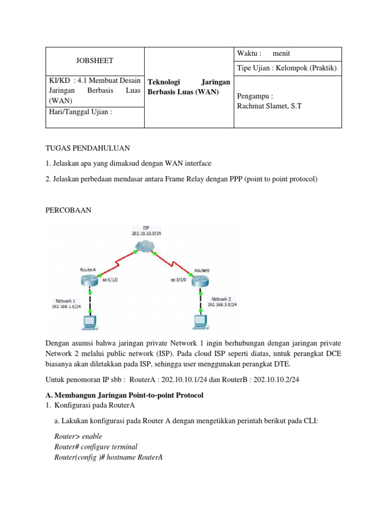Materi Teknologi Jaringan Berbasis Luas Guru Galeri