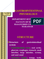Gastrointestinal Physiology: Department of Physiology Faculty of Medicine Hasanuddin University Makassar