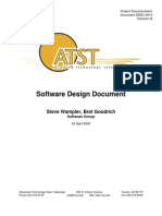 Software Design Document: Steve Wampler, Bret Goodrich