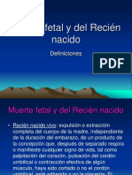 Muerte Fetal y Del Recien Nacido