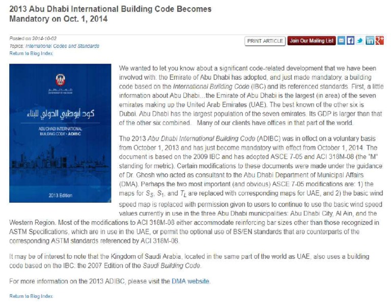 ABU DHABI INTERNATIONAL BUILDING CODE ADIBC 2013 PDF intelligence overview