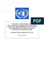 Rapport des experts de l'Onu du 31 août 2018