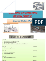 Plumbing Engineering Design Course: Engineer Haithm Khalil