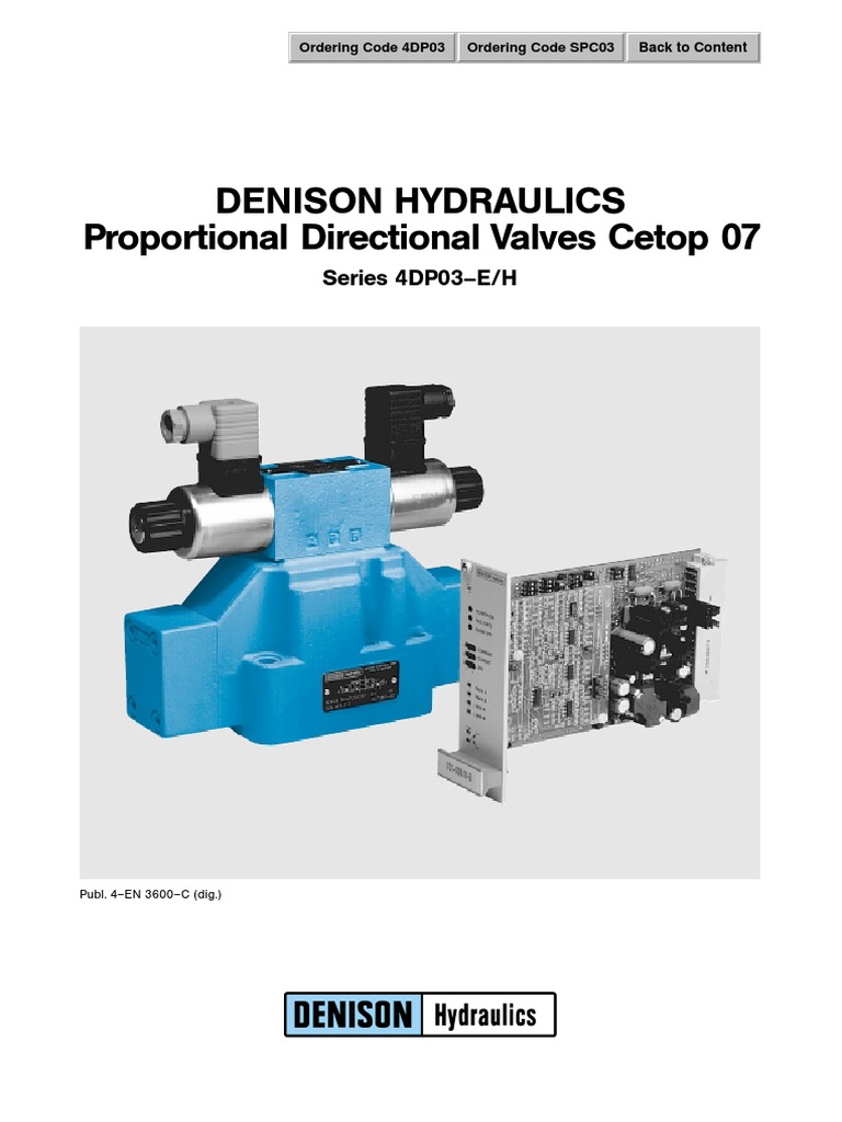 Proportional Valves PDF PDF Amplifier Valve
