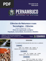 Níveis de organização ecológico População, Comunidade, Ecossistema e Biosfera.ppt