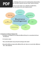 Business Intelligence (BI) Is A Technology-Driven Process For Analyzing Data and Presenting