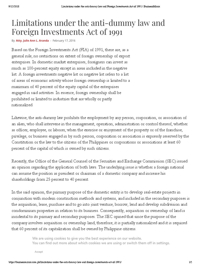 anti-dummy-law-comments-pdf-ownership-corporations