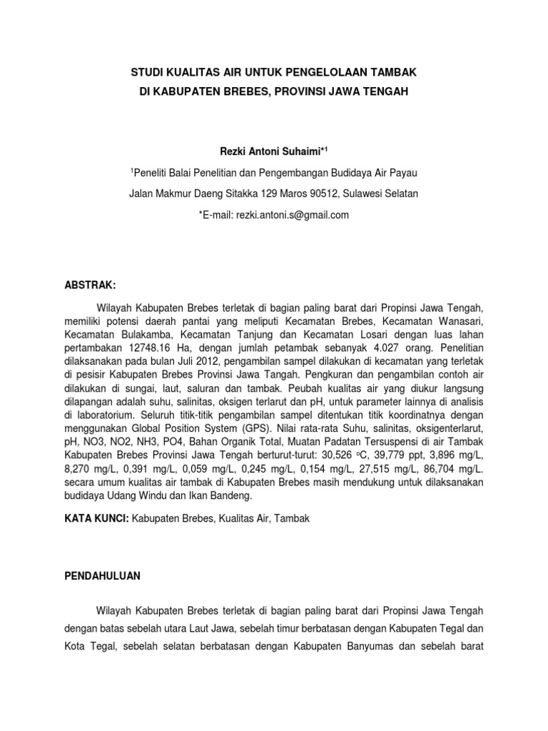 120588418 Kualitas Air