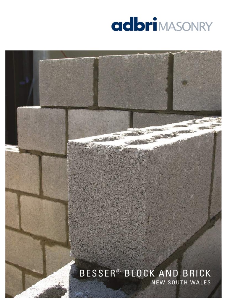 NSW Brick and Block Guide August 2015 | Masonry | Pallet