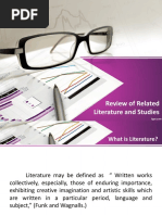 REPORT Review of Related Literature