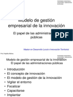 Modelo de Gestión Empresarial de La Innovación