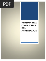 Perspectivas Conductistas Del Aprendizaje.