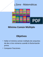 Mínimo Común Múltiplo